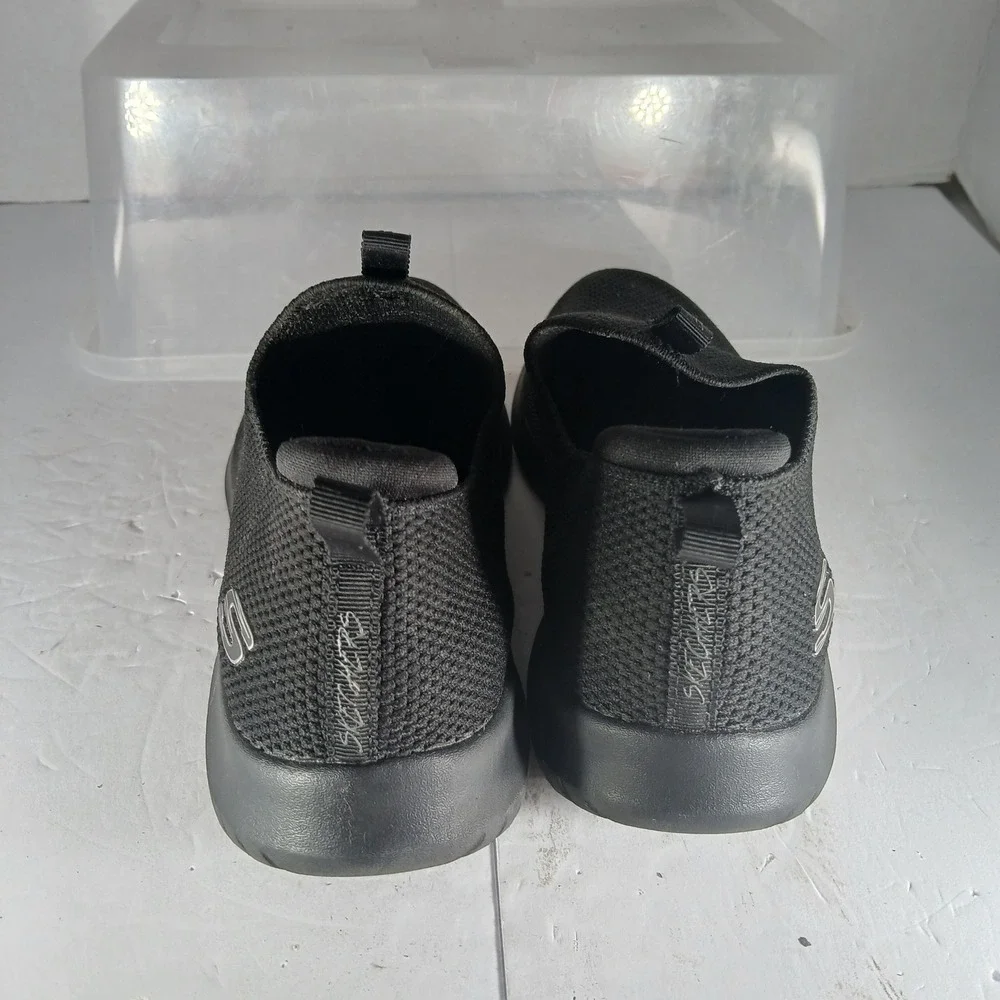 Skechers Ultra‎ Flex Slip On Sneakers Size 6 Black Memory Foam Walking Shoes